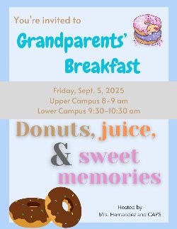 grandparents breakfast information